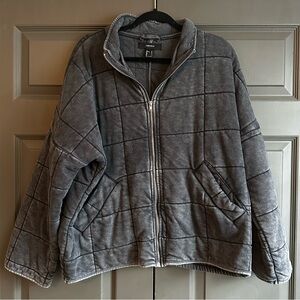 Forever 21 Charcoal Knit Top